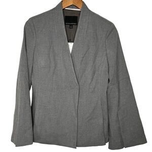 NWT! Banana Republic Womans 4 Bell Sleeve Blazer Jacket Dove Gray